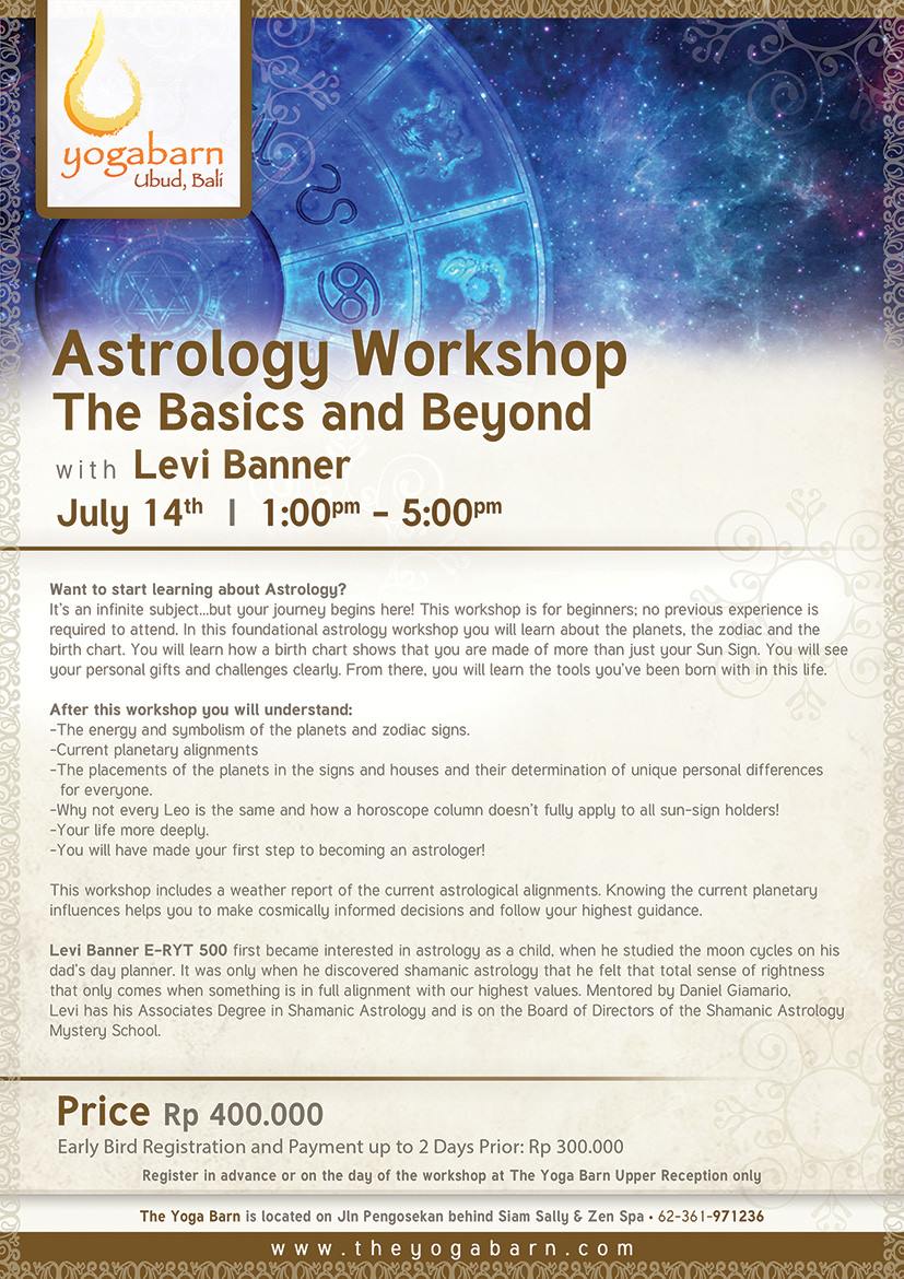 Astrology Workshop: The Basics and Beyond with Levi Banner » UbudHood